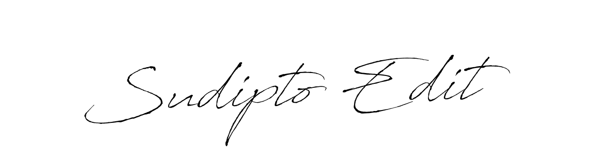 How to make Sudipto Edit signature? Antro_Vectra is a professional autograph style. Create handwritten signature for Sudipto Edit name. Sudipto Edit signature style 6 images and pictures png