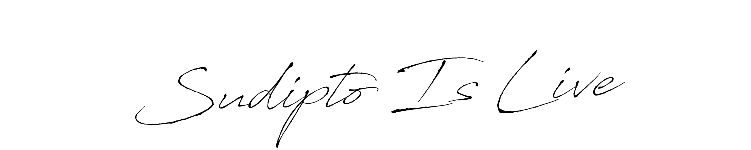 It looks lik you need a new signature style for name Sudipto Is Live. Design unique handwritten (Antro_Vectra) signature with our free signature maker in just a few clicks. Sudipto Is Live signature style 6 images and pictures png