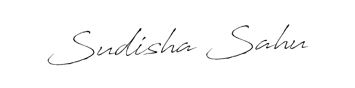 Create a beautiful signature design for name Sudisha Sahu. With this signature (Antro_Vectra) fonts, you can make a handwritten signature for free. Sudisha Sahu signature style 6 images and pictures png