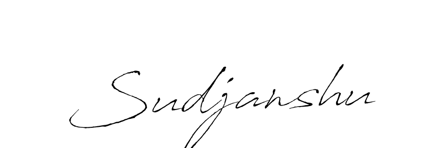 Sudjanshu stylish signature style. Best Handwritten Sign (Antro_Vectra) for my name. Handwritten Signature Collection Ideas for my name Sudjanshu. Sudjanshu signature style 6 images and pictures png