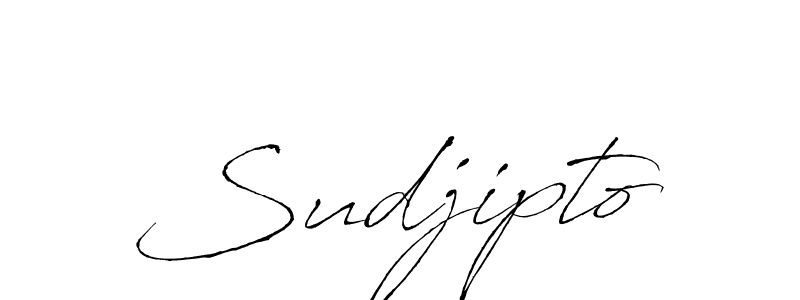 You should practise on your own different ways (Antro_Vectra) to write your name (Sudjipto) in signature. don't let someone else do it for you. Sudjipto signature style 6 images and pictures png