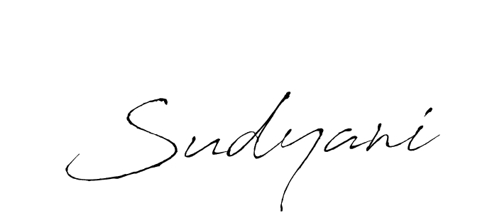 How to make Sudyani name signature. Use Antro_Vectra style for creating short signs online. This is the latest handwritten sign. Sudyani signature style 6 images and pictures png