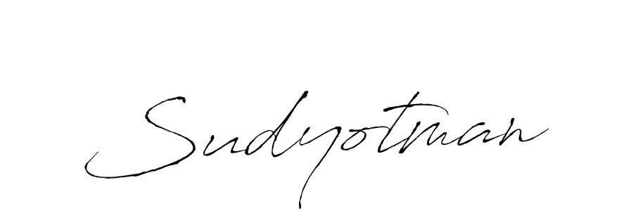 It looks lik you need a new signature style for name Sudyotman. Design unique handwritten (Antro_Vectra) signature with our free signature maker in just a few clicks. Sudyotman signature style 6 images and pictures png