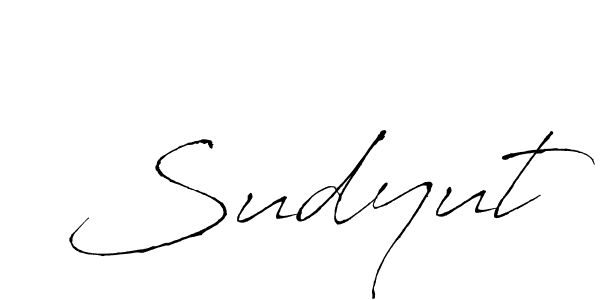 Sudyut stylish signature style. Best Handwritten Sign (Antro_Vectra) for my name. Handwritten Signature Collection Ideas for my name Sudyut. Sudyut signature style 6 images and pictures png