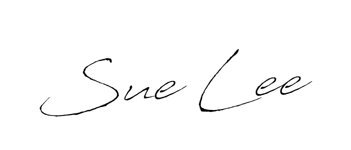 Sue Lee stylish signature style. Best Handwritten Sign (Antro_Vectra) for my name. Handwritten Signature Collection Ideas for my name Sue Lee. Sue Lee signature style 6 images and pictures png