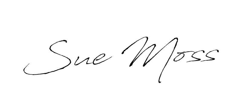 Use a signature maker to create a handwritten signature online. With this signature software, you can design (Antro_Vectra) your own signature for name Sue Moss. Sue Moss signature style 6 images and pictures png