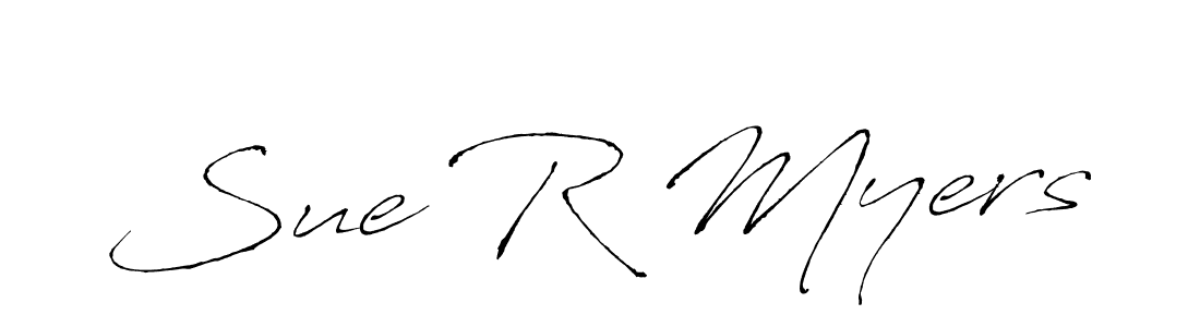 Create a beautiful signature design for name Sue R Myers. With this signature (Antro_Vectra) fonts, you can make a handwritten signature for free. Sue R Myers signature style 6 images and pictures png