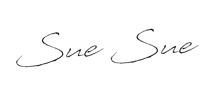 How to make Sue Sue name signature. Use Antro_Vectra style for creating short signs online. This is the latest handwritten sign. Sue Sue signature style 6 images and pictures png
