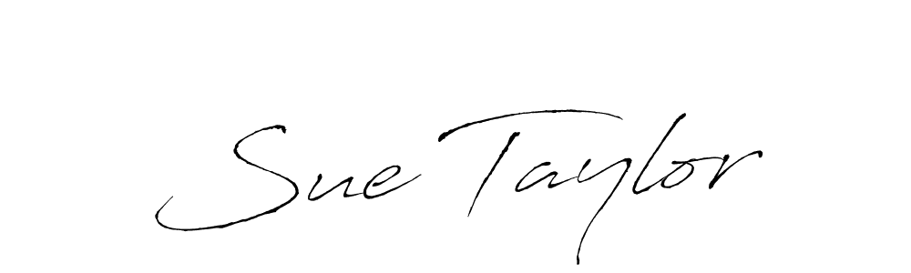 Use a signature maker to create a handwritten signature online. With this signature software, you can design (Antro_Vectra) your own signature for name Sue Taylor. Sue Taylor signature style 6 images and pictures png