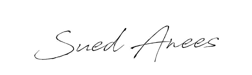 This is the best signature style for the Sued Anees name. Also you like these signature font (Antro_Vectra). Mix name signature. Sued Anees signature style 6 images and pictures png