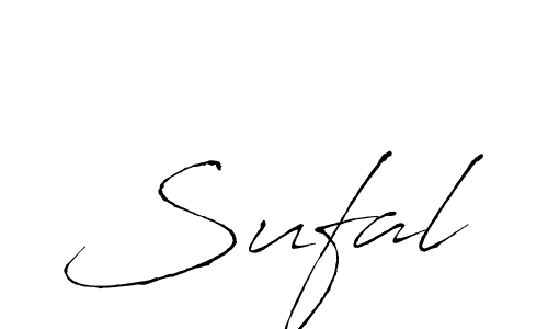 You should practise on your own different ways (Antro_Vectra) to write your name (Sufal) in signature. don't let someone else do it for you. Sufal signature style 6 images and pictures png