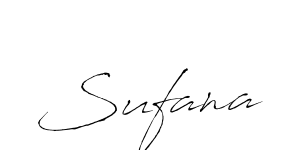 Sufana stylish signature style. Best Handwritten Sign (Antro_Vectra) for my name. Handwritten Signature Collection Ideas for my name Sufana. Sufana signature style 6 images and pictures png