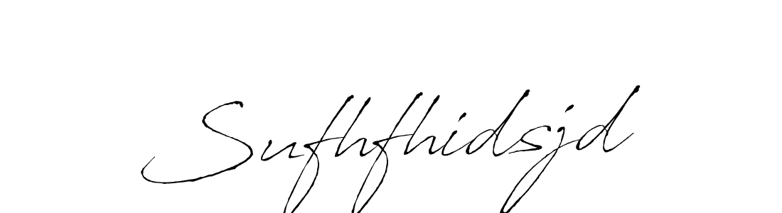 Similarly Antro_Vectra is the best handwritten signature design. Signature creator online .You can use it as an online autograph creator for name Sufhfhidsjd. Sufhfhidsjd signature style 6 images and pictures png
