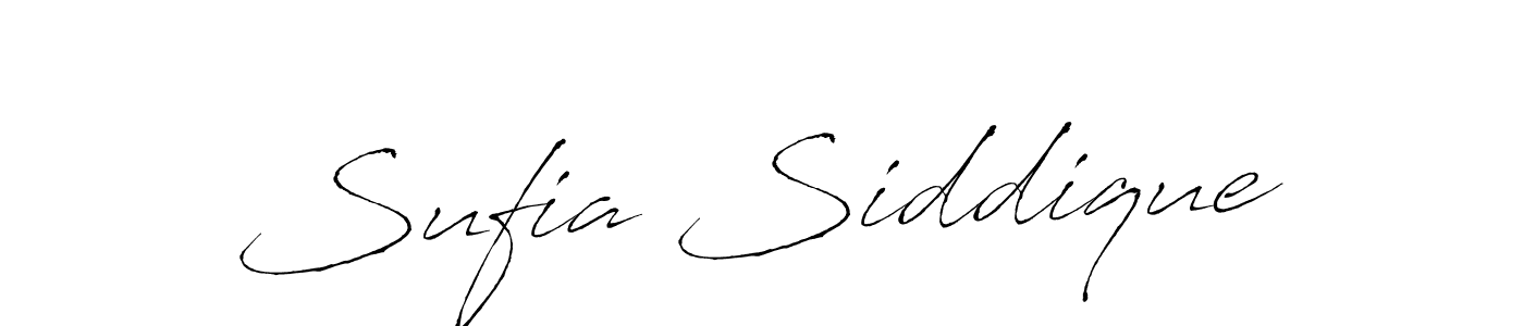 How to make Sufia Siddique name signature. Use Antro_Vectra style for creating short signs online. This is the latest handwritten sign. Sufia Siddique signature style 6 images and pictures png