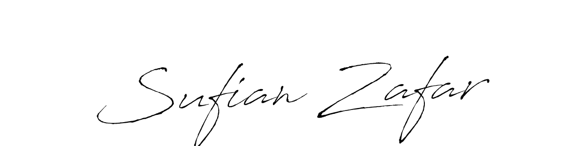 Also we have Sufian Zafar name is the best signature style. Create professional handwritten signature collection using Antro_Vectra autograph style. Sufian Zafar signature style 6 images and pictures png