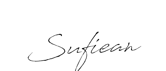if you are searching for the best signature style for your name Sufiean. so please give up your signature search. here we have designed multiple signature styles  using Antro_Vectra. Sufiean signature style 6 images and pictures png