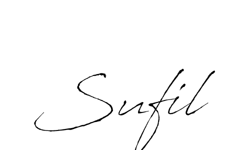 Create a beautiful signature design for name Sufil. With this signature (Antro_Vectra) fonts, you can make a handwritten signature for free. Sufil signature style 6 images and pictures png