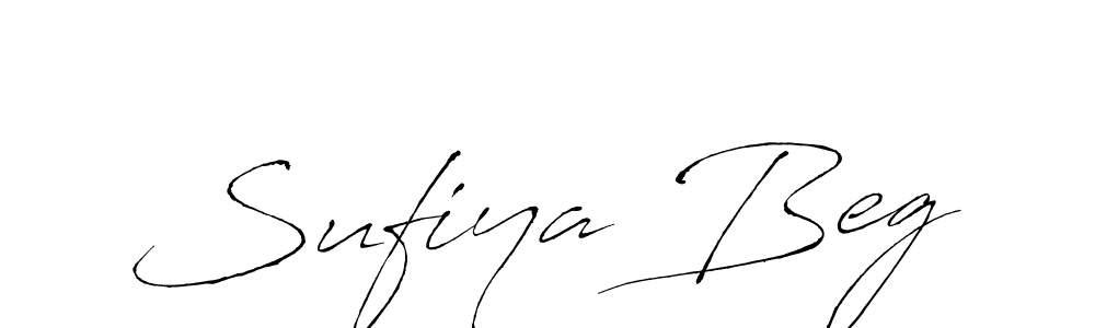 Design your own signature with our free online signature maker. With this signature software, you can create a handwritten (Antro_Vectra) signature for name Sufiya Beg. Sufiya Beg signature style 6 images and pictures png