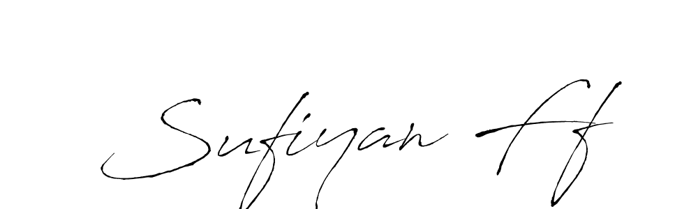 Make a beautiful signature design for name Sufiyan Ff. With this signature (Antro_Vectra) style, you can create a handwritten signature for free. Sufiyan Ff signature style 6 images and pictures png