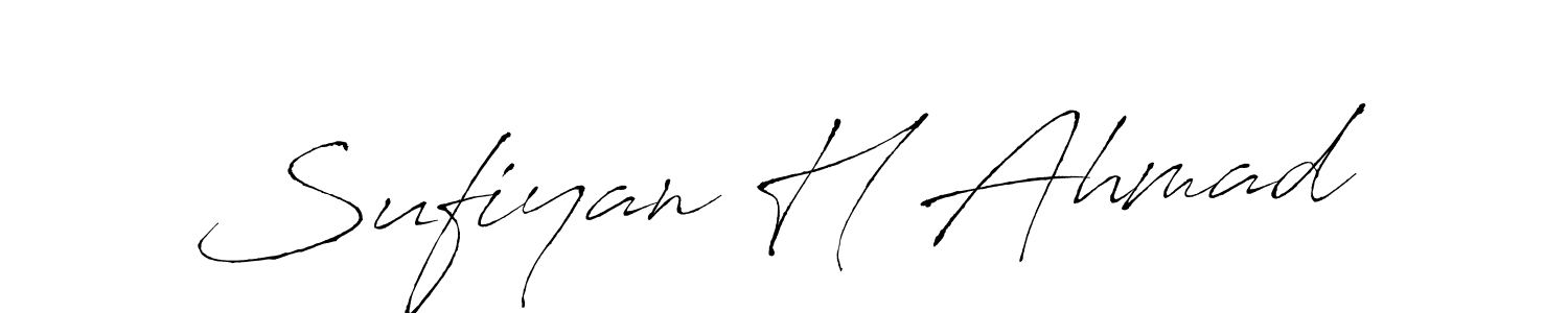 Use a signature maker to create a handwritten signature online. With this signature software, you can design (Antro_Vectra) your own signature for name Sufiyan H Ahmad. Sufiyan H Ahmad signature style 6 images and pictures png