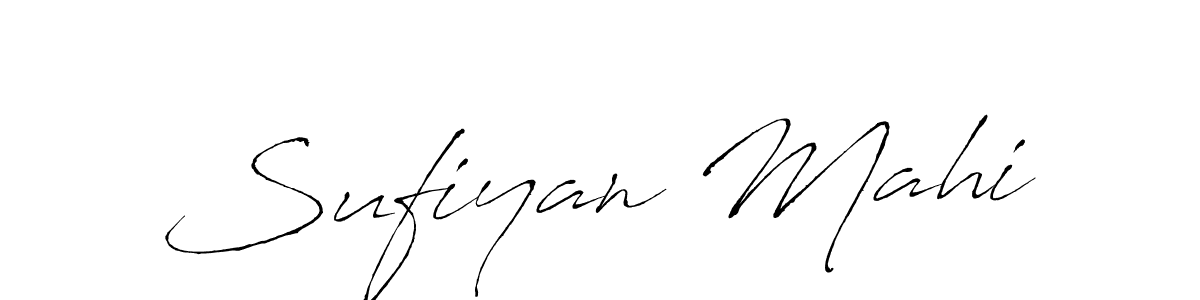 Use a signature maker to create a handwritten signature online. With this signature software, you can design (Antro_Vectra) your own signature for name Sufiyan Mahi. Sufiyan Mahi signature style 6 images and pictures png