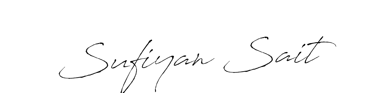 if you are searching for the best signature style for your name Sufiyan Sait. so please give up your signature search. here we have designed multiple signature styles  using Antro_Vectra. Sufiyan Sait signature style 6 images and pictures png