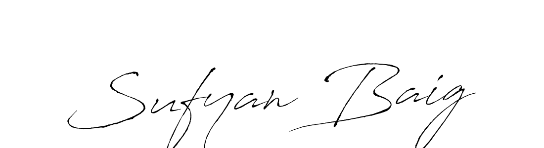 Use a signature maker to create a handwritten signature online. With this signature software, you can design (Antro_Vectra) your own signature for name Sufyan Baig. Sufyan Baig signature style 6 images and pictures png