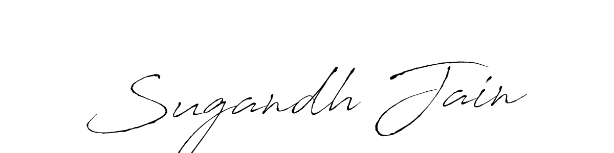 How to Draw Sugandh Jain signature style? Antro_Vectra is a latest design signature styles for name Sugandh Jain. Sugandh Jain signature style 6 images and pictures png