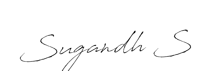 Once you've used our free online signature maker to create your best signature Antro_Vectra style, it's time to enjoy all of the benefits that Sugandh S name signing documents. Sugandh S signature style 6 images and pictures png