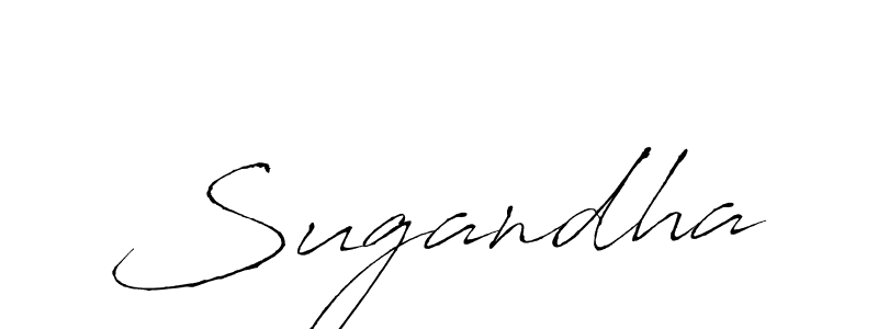 Sugandha stylish signature style. Best Handwritten Sign (Antro_Vectra) for my name. Handwritten Signature Collection Ideas for my name Sugandha. Sugandha signature style 6 images and pictures png
