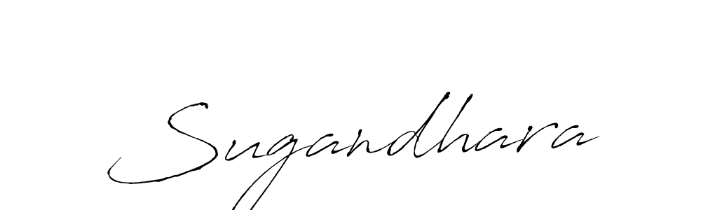 You should practise on your own different ways (Antro_Vectra) to write your name (Sugandhara) in signature. don't let someone else do it for you. Sugandhara signature style 6 images and pictures png