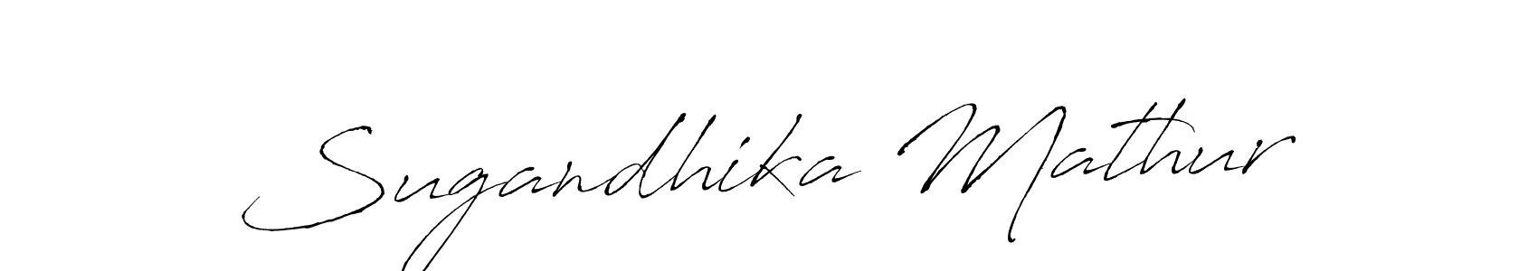 This is the best signature style for the Sugandhika Mathur name. Also you like these signature font (Antro_Vectra). Mix name signature. Sugandhika Mathur signature style 6 images and pictures png