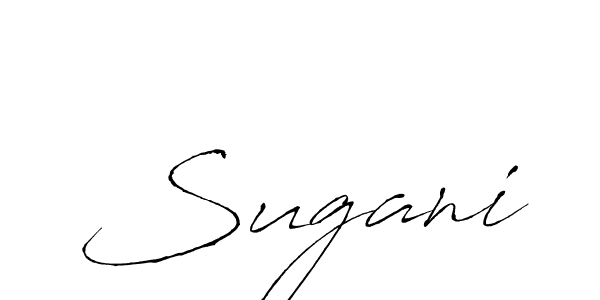 You should practise on your own different ways (Antro_Vectra) to write your name (Sugani) in signature. don't let someone else do it for you. Sugani signature style 6 images and pictures png