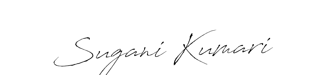 Create a beautiful signature design for name Sugani Kumari. With this signature (Antro_Vectra) fonts, you can make a handwritten signature for free. Sugani Kumari signature style 6 images and pictures png