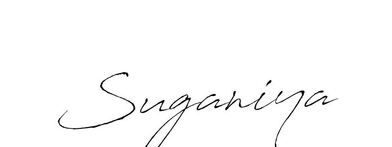 The best way (Antro_Vectra) to make a short signature is to pick only two or three words in your name. The name Suganiya include a total of six letters. For converting this name. Suganiya signature style 6 images and pictures png