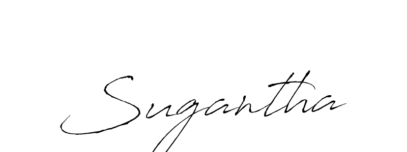 Sugantha stylish signature style. Best Handwritten Sign (Antro_Vectra) for my name. Handwritten Signature Collection Ideas for my name Sugantha. Sugantha signature style 6 images and pictures png