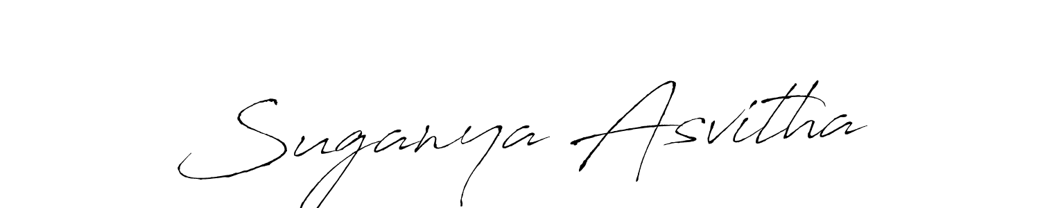 It looks lik you need a new signature style for name Suganya Asvitha. Design unique handwritten (Antro_Vectra) signature with our free signature maker in just a few clicks. Suganya Asvitha signature style 6 images and pictures png