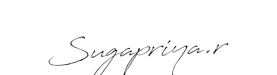 Also we have Sugapriya.r name is the best signature style. Create professional handwritten signature collection using Antro_Vectra autograph style. Sugapriya.r signature style 6 images and pictures png