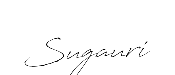 Design your own signature with our free online signature maker. With this signature software, you can create a handwritten (Antro_Vectra) signature for name Sugauri. Sugauri signature style 6 images and pictures png