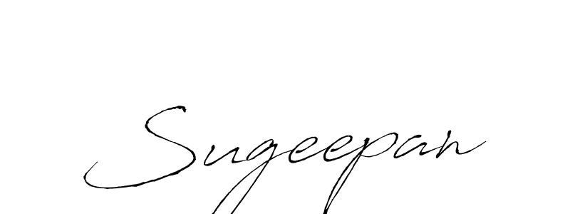 How to make Sugeepan signature? Antro_Vectra is a professional autograph style. Create handwritten signature for Sugeepan name. Sugeepan signature style 6 images and pictures png