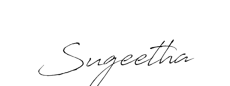 How to make Sugeetha name signature. Use Antro_Vectra style for creating short signs online. This is the latest handwritten sign. Sugeetha signature style 6 images and pictures png