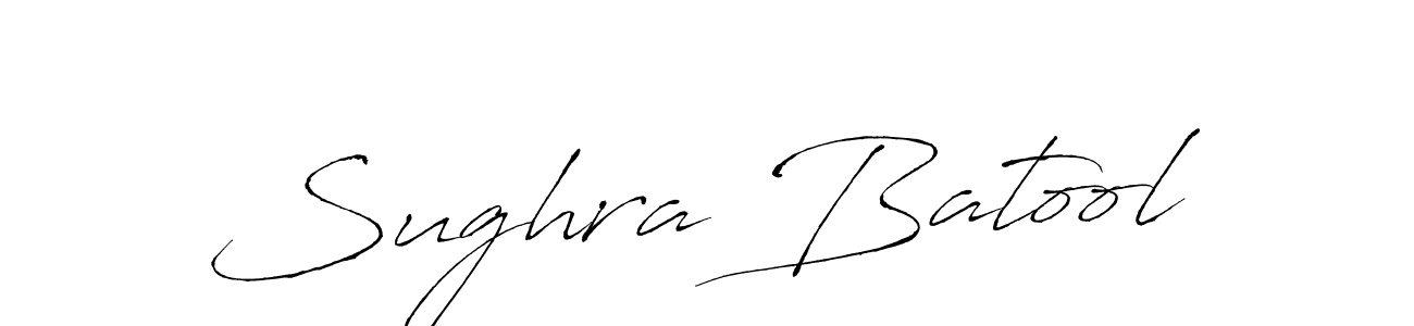 Make a beautiful signature design for name Sughra Batool. Use this online signature maker to create a handwritten signature for free. Sughra Batool signature style 6 images and pictures png