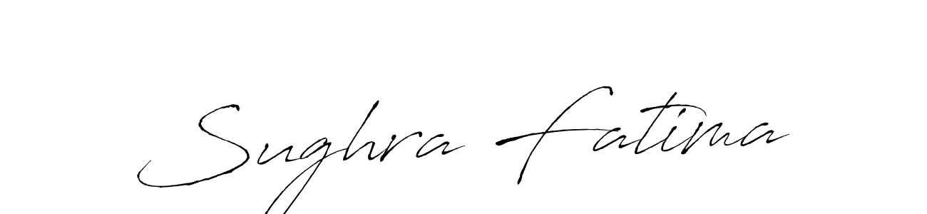 Sughra Fatima stylish signature style. Best Handwritten Sign (Antro_Vectra) for my name. Handwritten Signature Collection Ideas for my name Sughra Fatima. Sughra Fatima signature style 6 images and pictures png