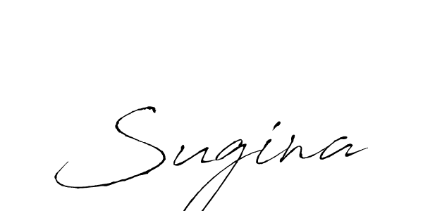 Make a beautiful signature design for name Sugina. With this signature (Antro_Vectra) style, you can create a handwritten signature for free. Sugina signature style 6 images and pictures png