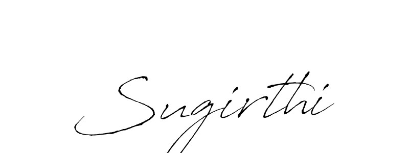 How to make Sugirthi signature? Antro_Vectra is a professional autograph style. Create handwritten signature for Sugirthi name. Sugirthi signature style 6 images and pictures png