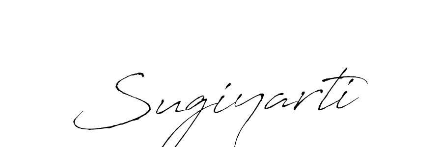 Create a beautiful signature design for name Sugiyarti. With this signature (Antro_Vectra) fonts, you can make a handwritten signature for free. Sugiyarti signature style 6 images and pictures png