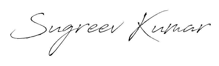 Sugreev Kumar stylish signature style. Best Handwritten Sign (Antro_Vectra) for my name. Handwritten Signature Collection Ideas for my name Sugreev Kumar. Sugreev Kumar signature style 6 images and pictures png
