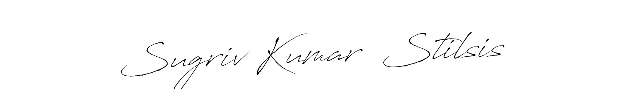 if you are searching for the best signature style for your name Sugriv Kumar  Stilsis. so please give up your signature search. here we have designed multiple signature styles  using Antro_Vectra. Sugriv Kumar  Stilsis signature style 6 images and pictures png