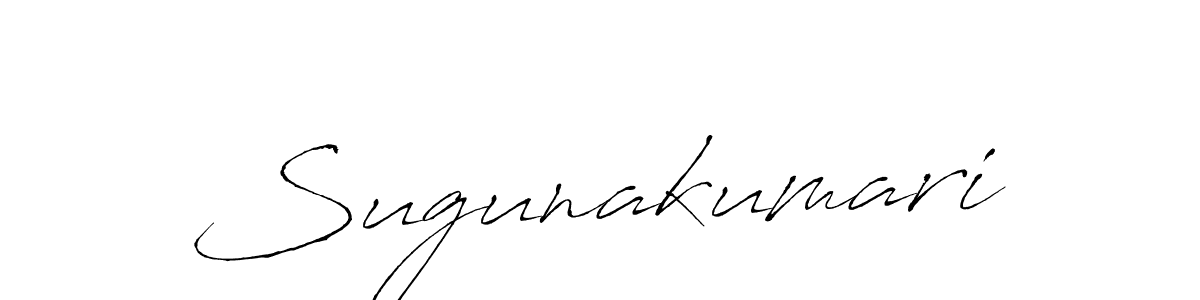 Design your own signature with our free online signature maker. With this signature software, you can create a handwritten (Antro_Vectra) signature for name Sugunakumari. Sugunakumari signature style 6 images and pictures png