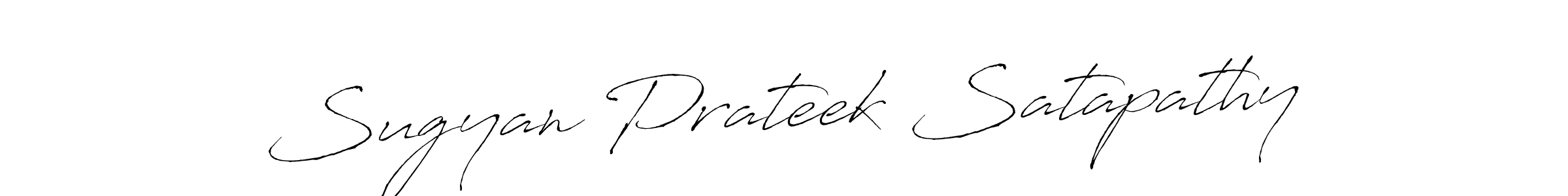 This is the best signature style for the Sugyan Prateek Satapathy name. Also you like these signature font (Antro_Vectra). Mix name signature. Sugyan Prateek Satapathy signature style 6 images and pictures png